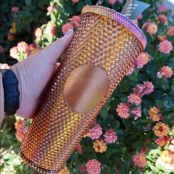 Starbucks Limited Edition 50th Anniversary Honeycomb Studded Tumbler - Picture 1 of 2